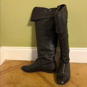 Chinese Laundry Black Over the Knee Boots